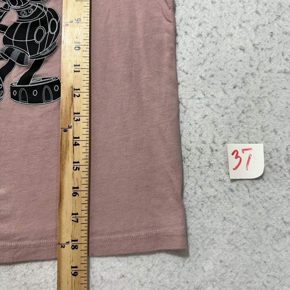 Uniqlo Disney Youth 7-8 Crewneck Short Sleeve Graphic T Shirt Pink Mickey Tee - Picture 10 of 13
